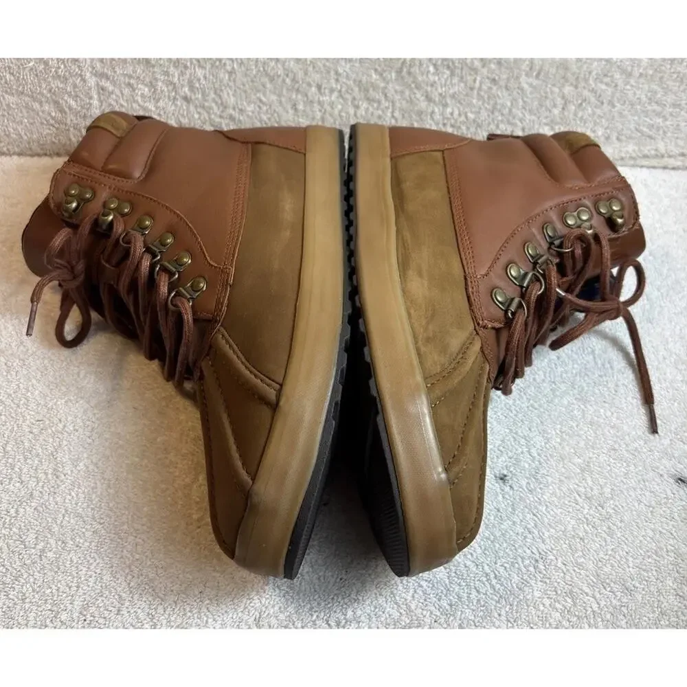Mens Polo Reginald Lace Up Duck Toe Casual Fashion Boots 8.5